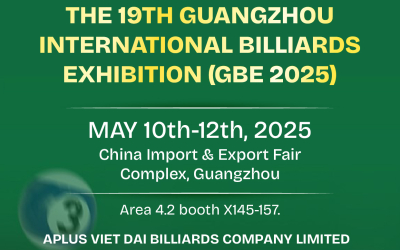 Aplus Billiards tham dự GBE 2025: Trải nghiệm bàn bi-a chuẩn quốc tế